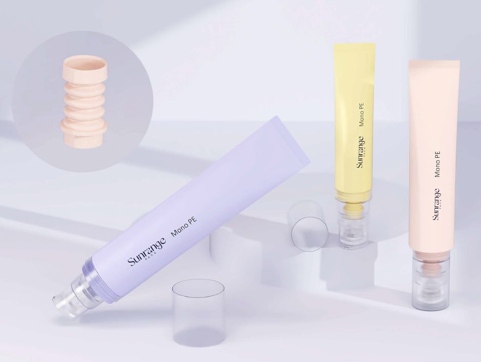 MONO PE Airless Pump with Cosmetics Tubes